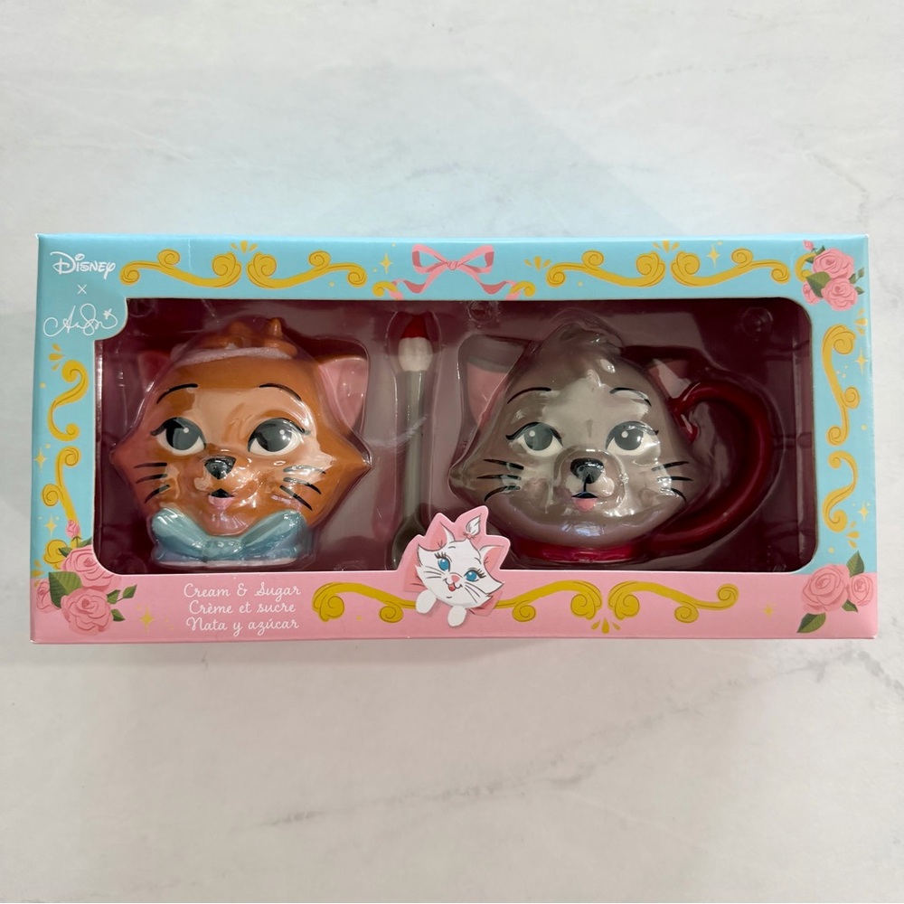 Disney The Aristocats Cat Cream and Sugar Set